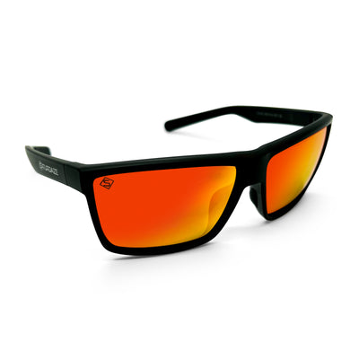 Polarized OUT OF OFFICE sunglasses - OrangeRed