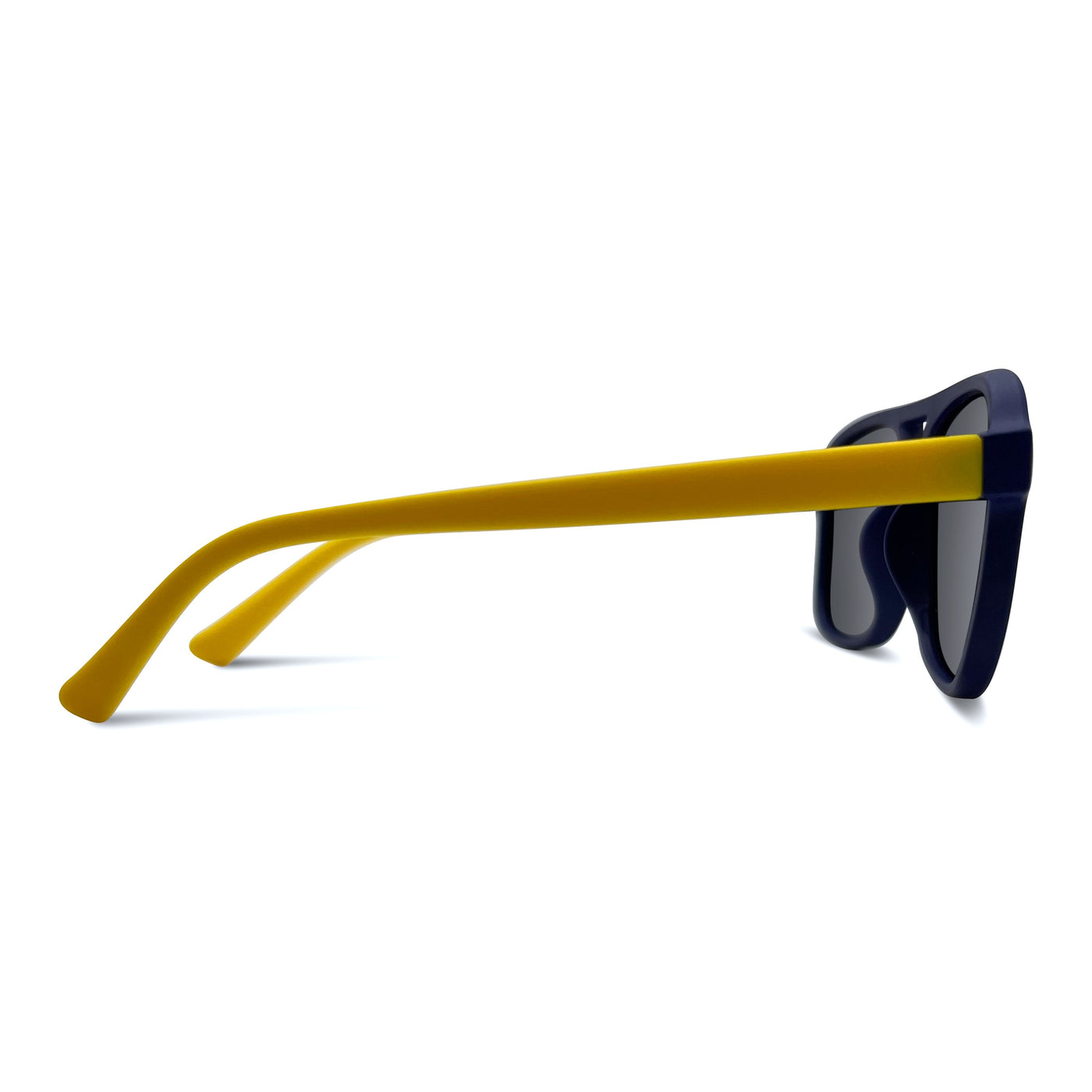 SATURDAZE Optics polarized kids yellow & navy blue frame sunglasses - COOL KID ON THE BLOCK