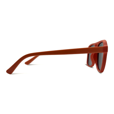 SATURDAZE Optics polarized kids orange frame sunglasses - COOL KID ON THE BLOCK