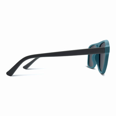 SATURDAZE Optics polarized kids turquoise frame sunglasses - COOL KID ON THE BLOCK
